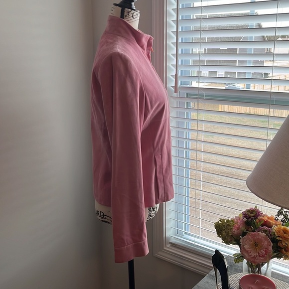 NWT AGNONA Ultra Luxury Genuine Brushed Leather Jacket - Picture 9 of 14